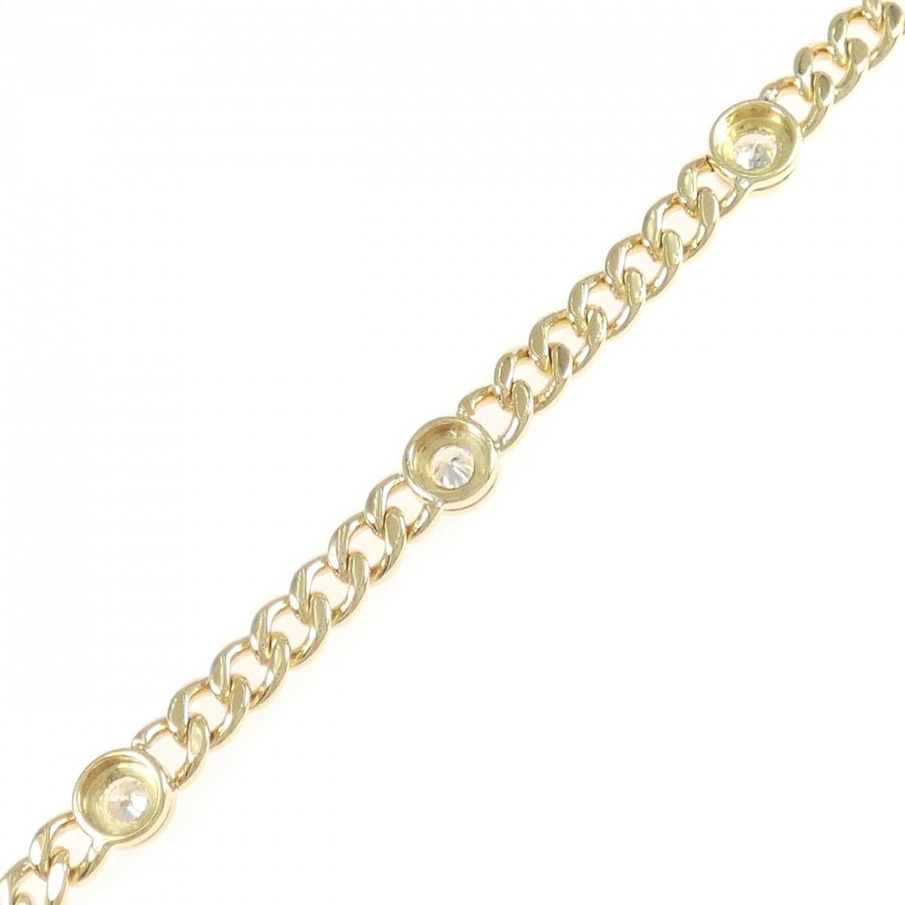 K18YG ダイヤモンド ブレスレット 1.03CT