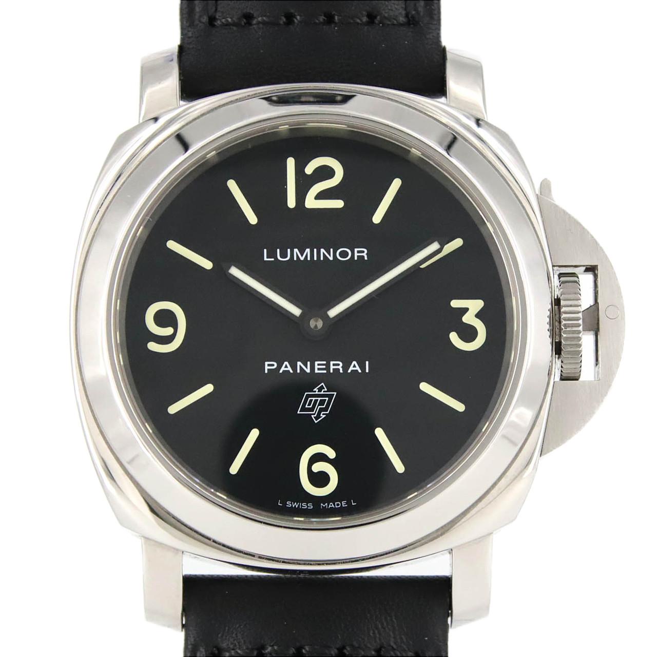 【ノーメンテナンス還元価格】パネライ ルミノールベースロゴアッチャイオ PAM01000 SS 手巻