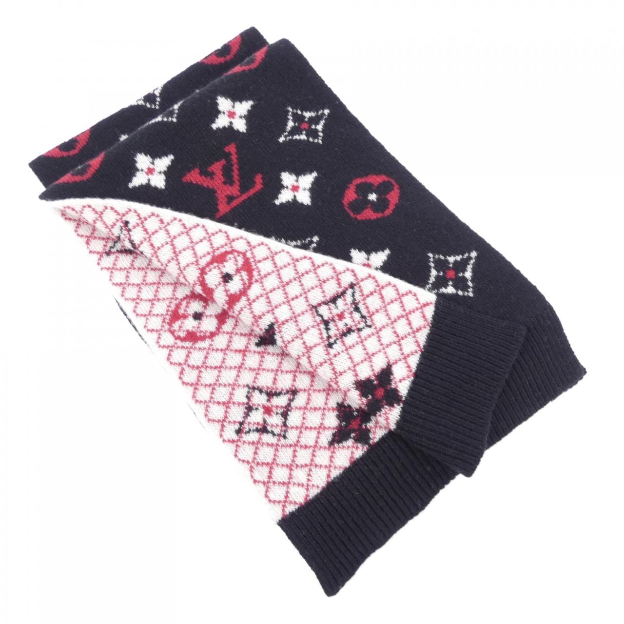 ルイヴィトン LOUIS VUITTON ドゥーブルLV M77383 MUFFLER