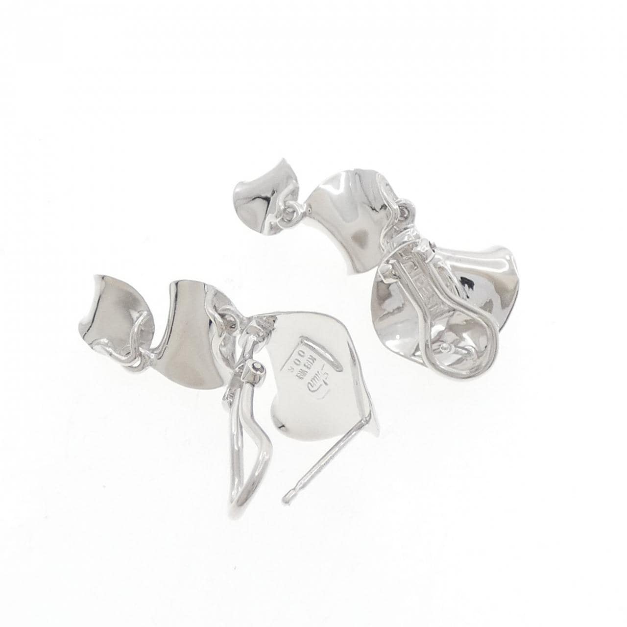 Tamura Shunichi Diamond Earrings 0.12CT