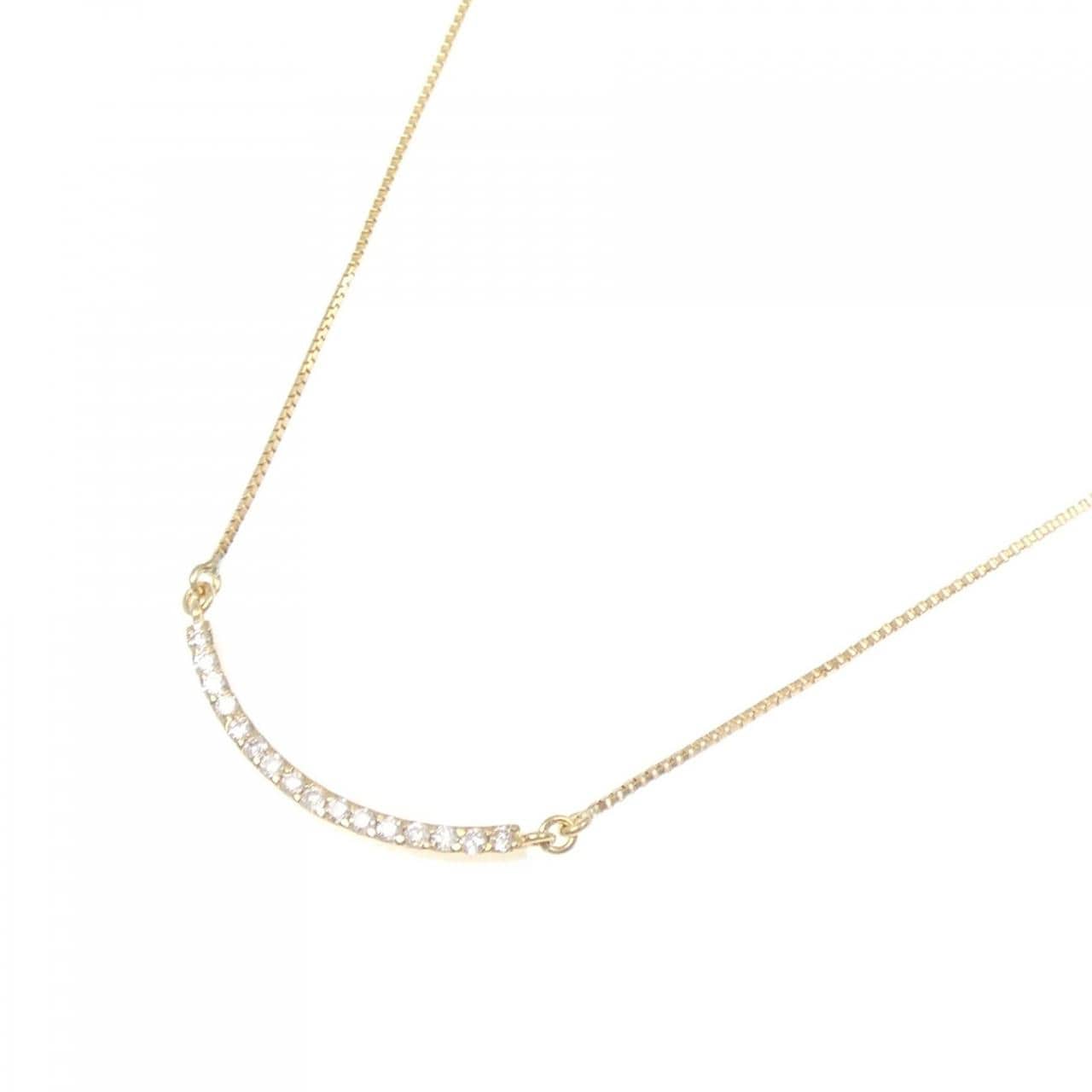 K18YG ダイヤモンド ネックレス 0.08CT