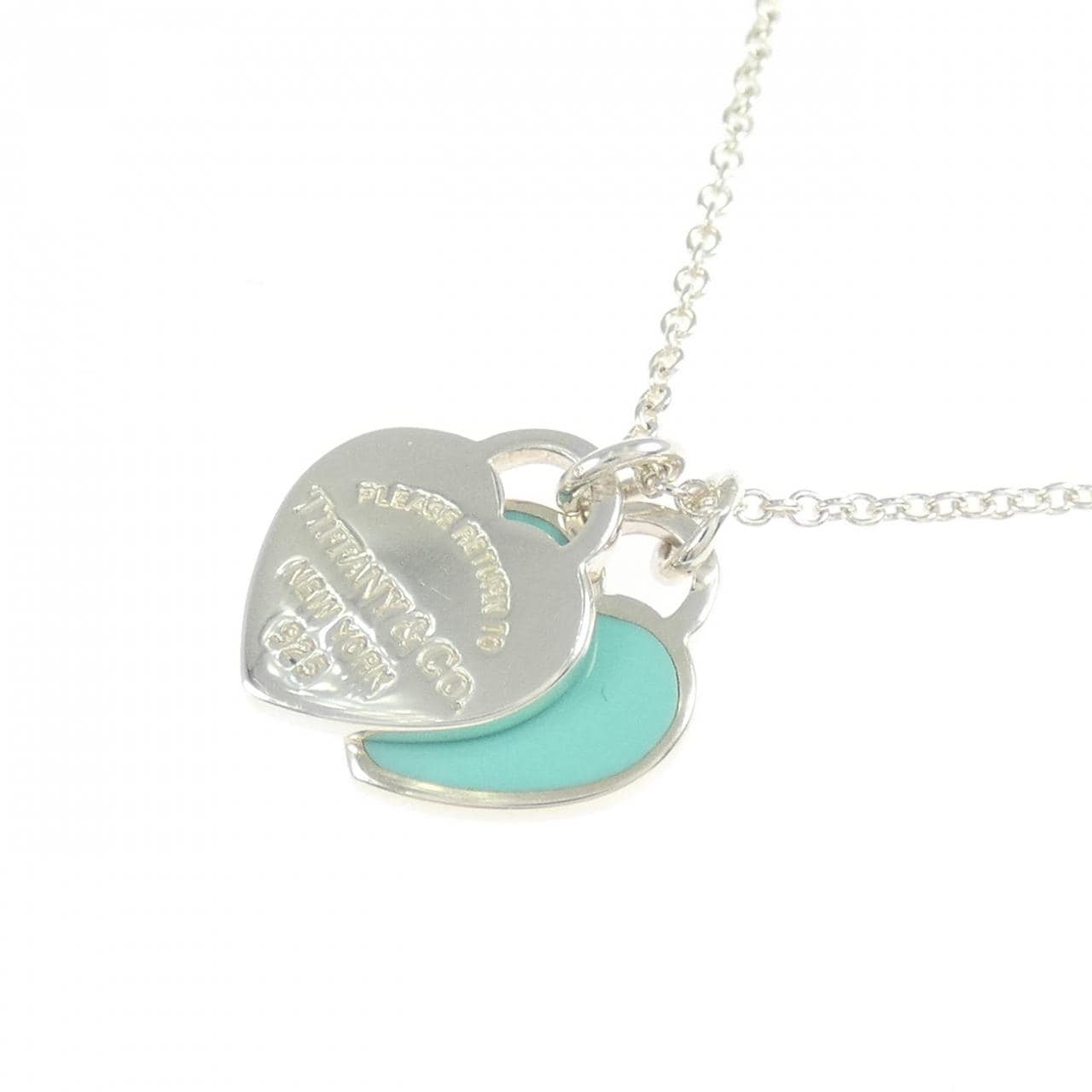 ティファニー リターントゥティファニー ミニ ダブル ハートタグ ネックレス