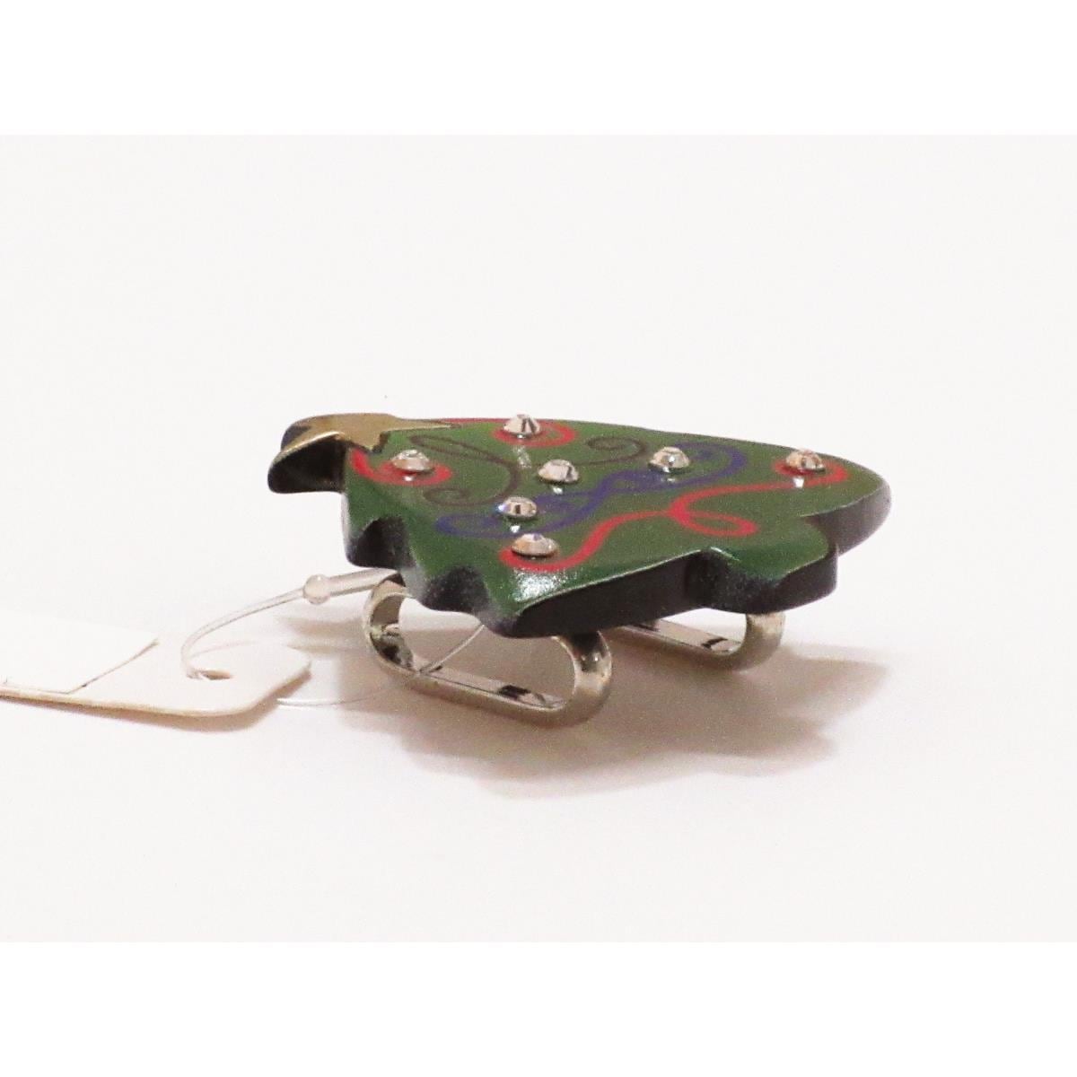 【新品】帯留　クリスマス
