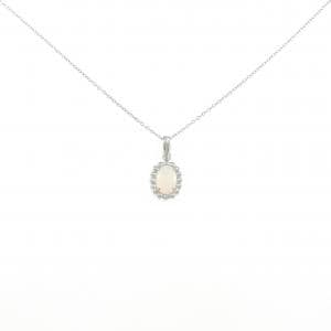 PT900/PT850 オパール ネックレス