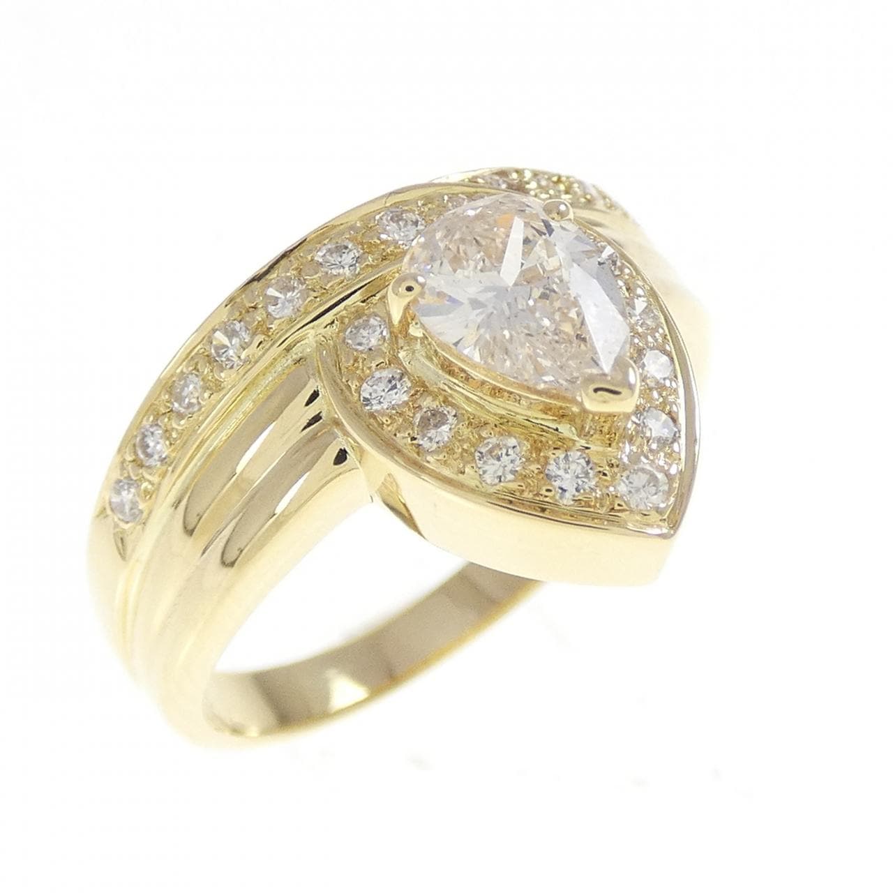 K18YG ダイヤモンド リング 0.53CT