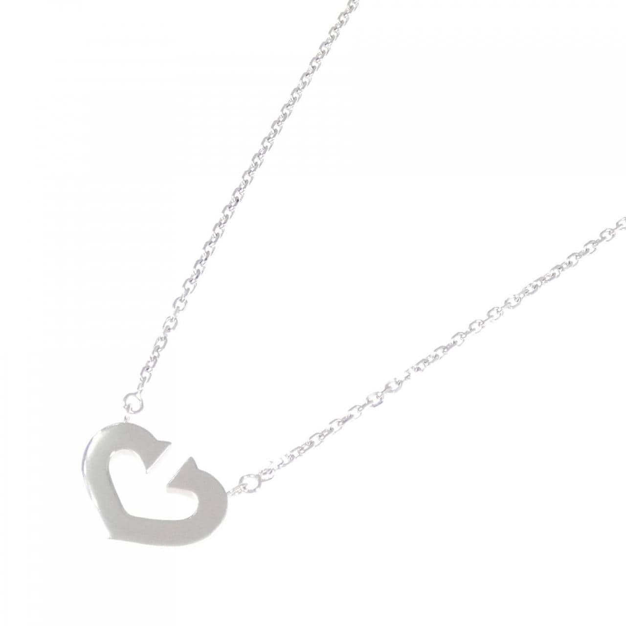 カルティエ Cハート ネックレス