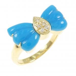 K18YG ターコイズ リング