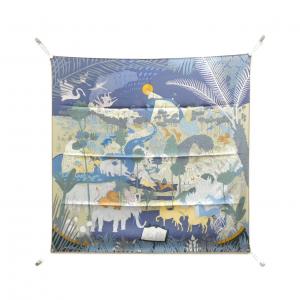 エルメス LE CARNAVAL DES ANIMAUX カレ 003953S スカーフ