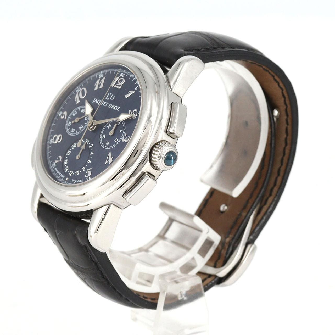 【ノーメンテナンス還元価格】ジャケ･ドロー エルプラドクロノグラフ SS 手巻