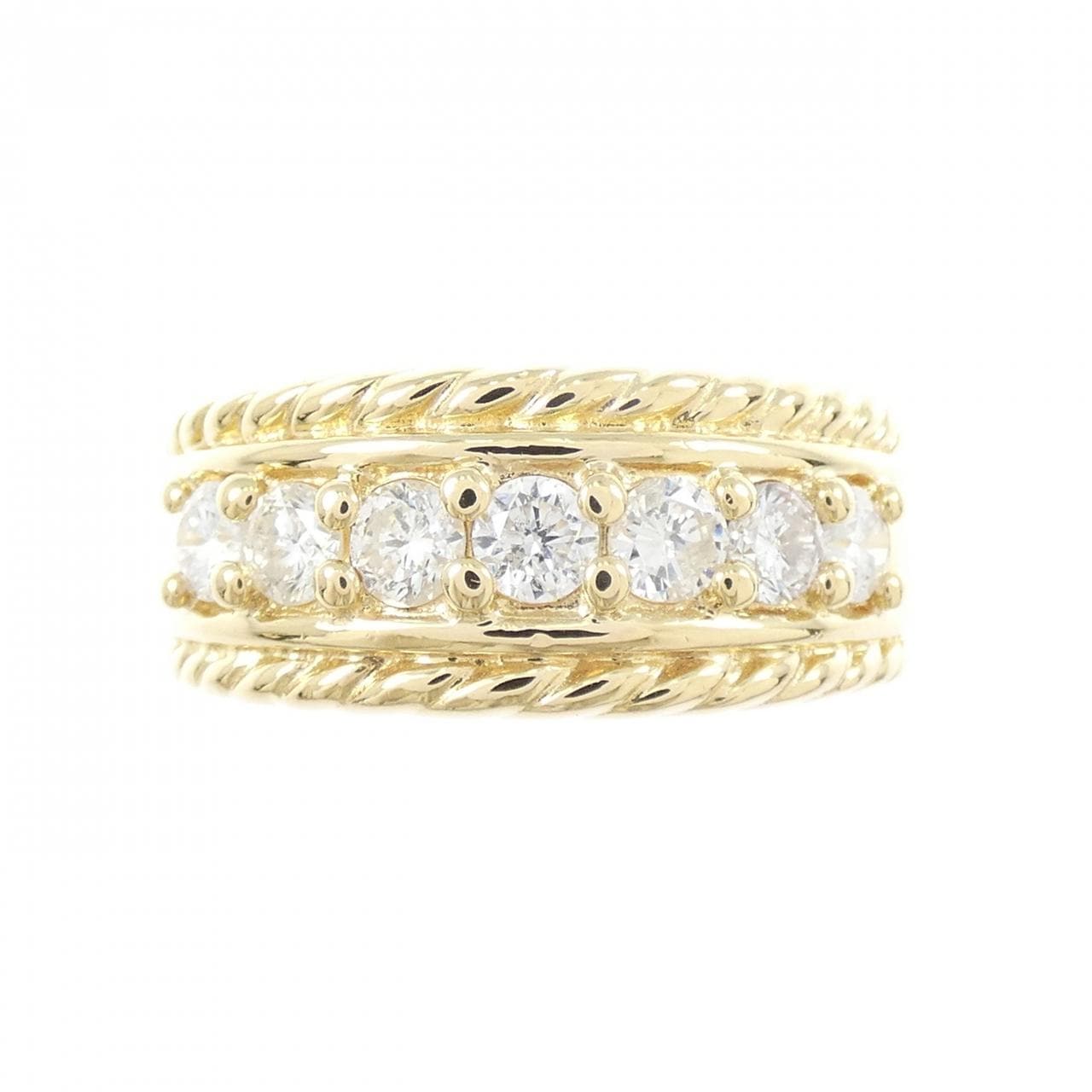 K18YG ダイヤモンド リング 0.73CT