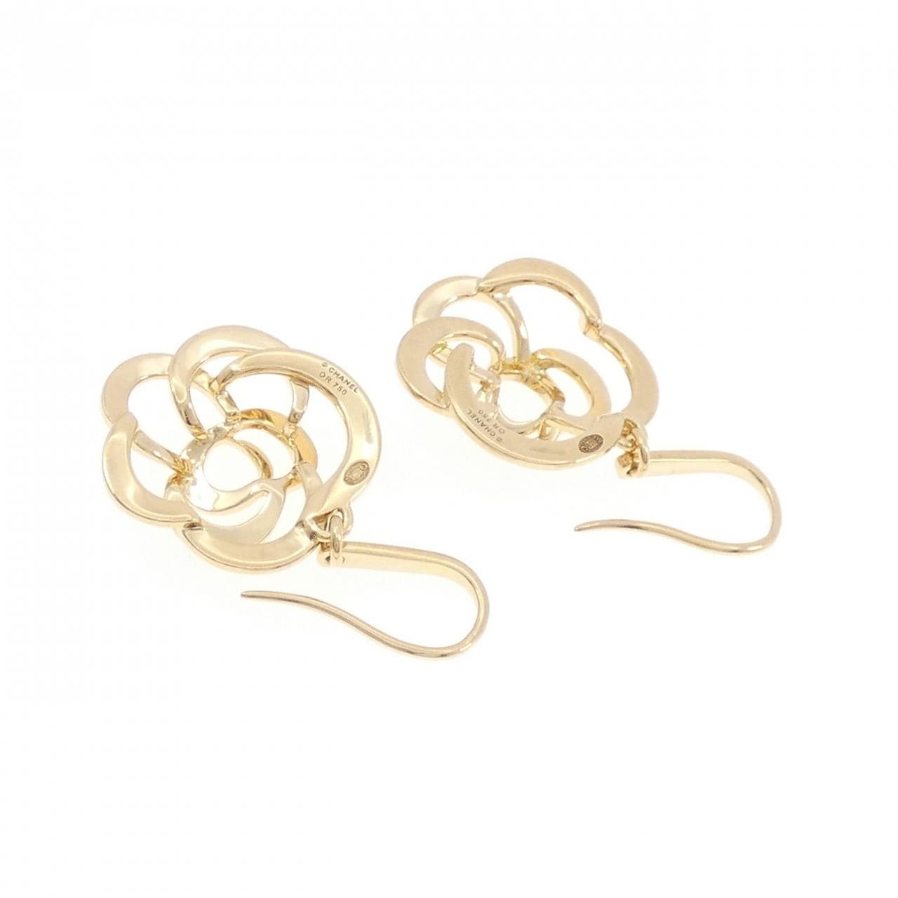 シャネル カメリア ピアス