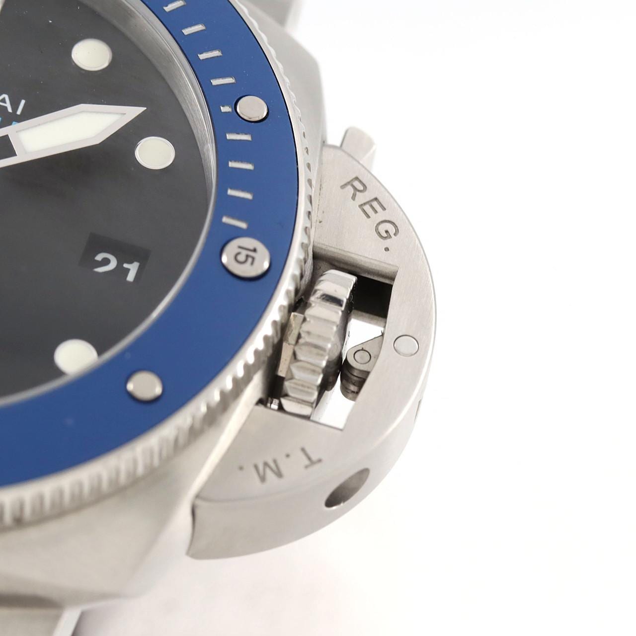 PANERAI Submersible Azzurro PAM01209 SS自動上弦