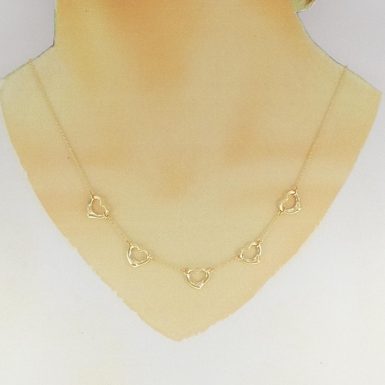 ティファニー オープンハート 5P ネックレス