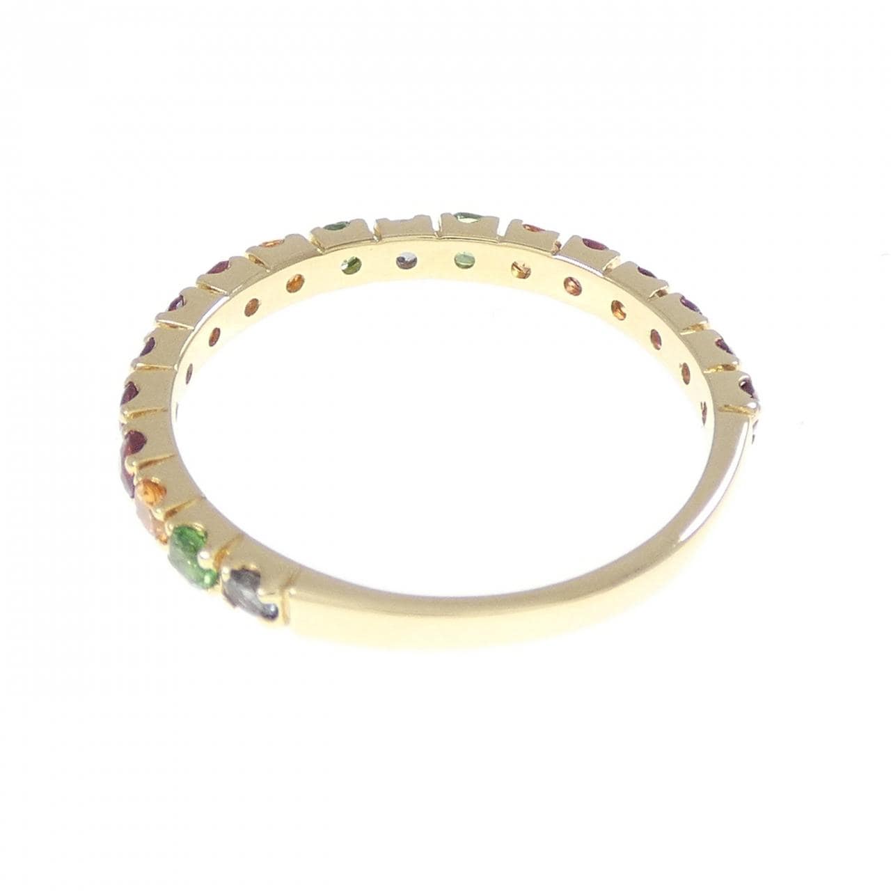 K18YG ガーネット リング