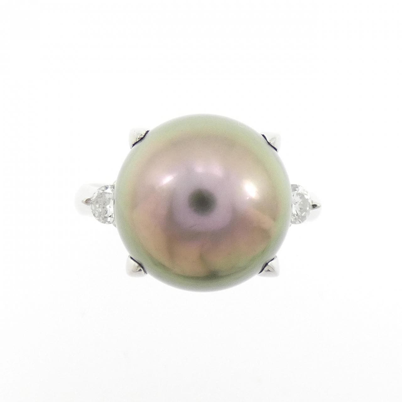 PT900 黒蝶パール リング 12mm