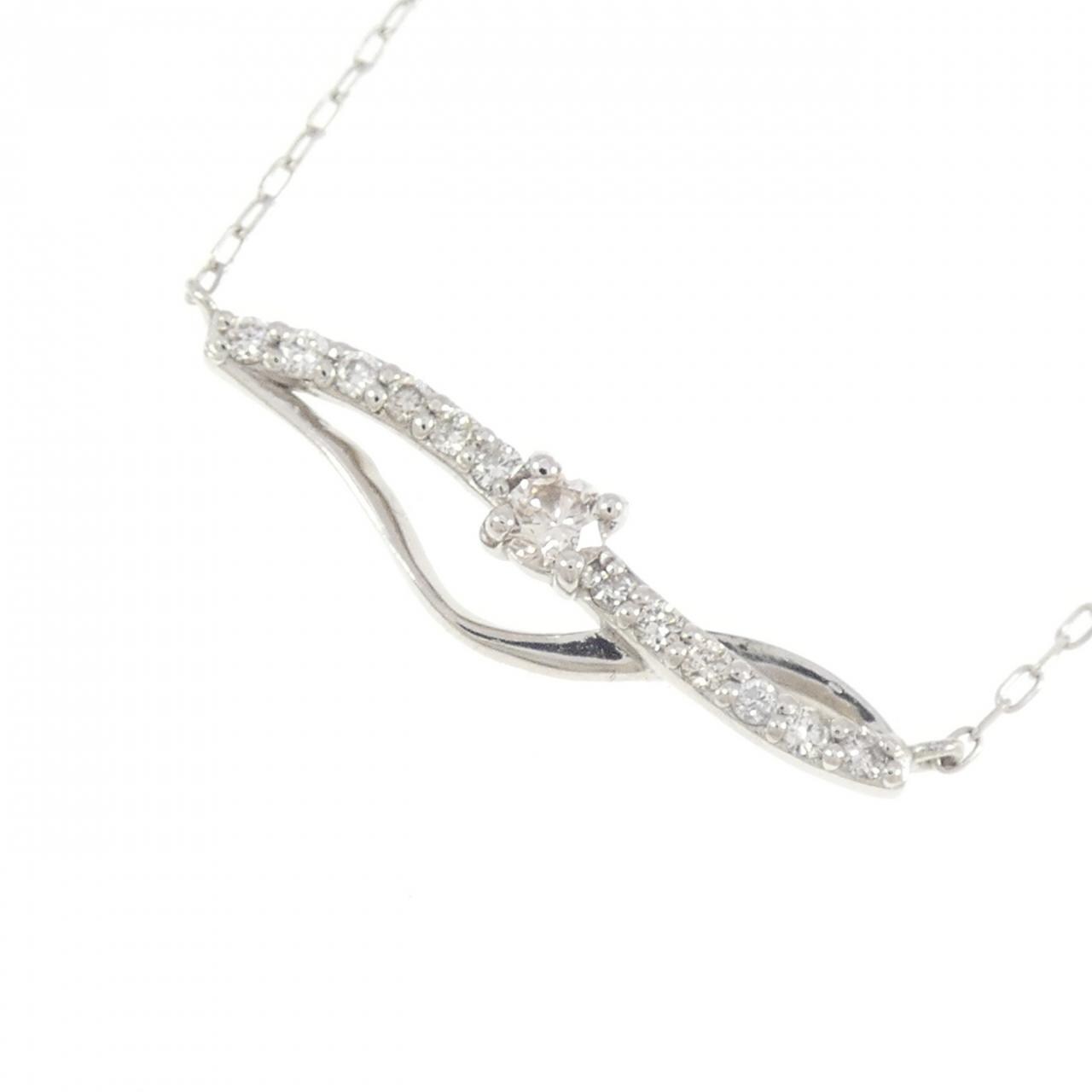 PT900/PT850 ダイヤモンド ネックレス 0.20CT