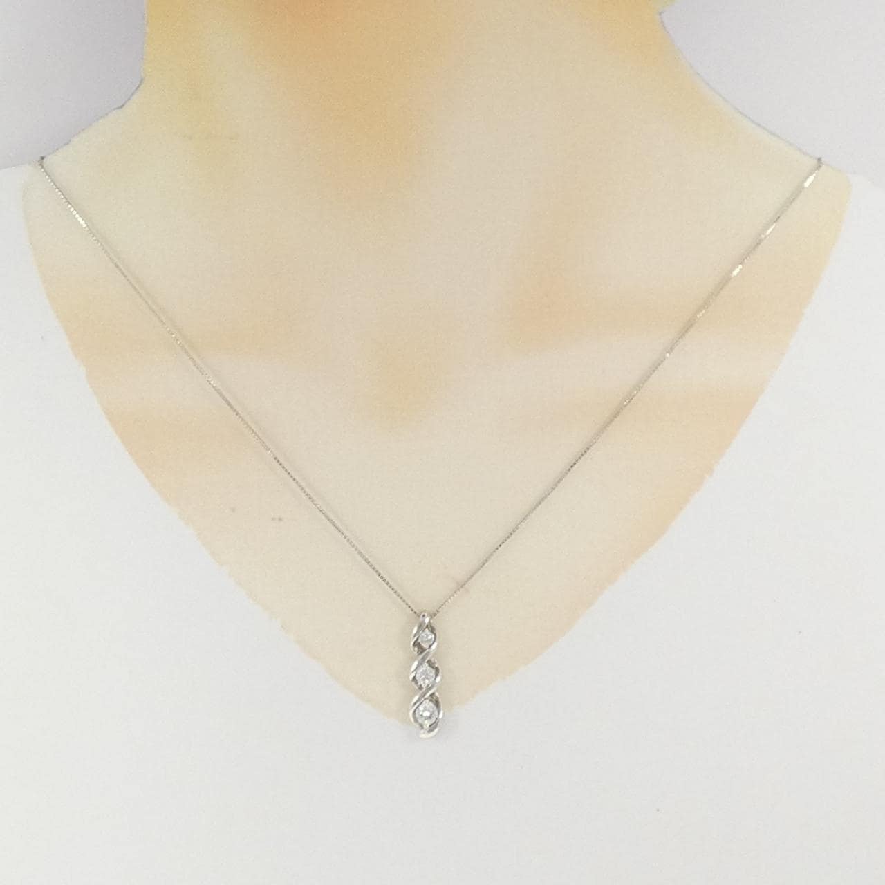 PT900/PT850 ダイヤモンド ネックレス 0.600CT