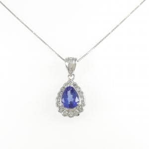 PT900/PT850 タンザナイト ネックレス 2.87CT
