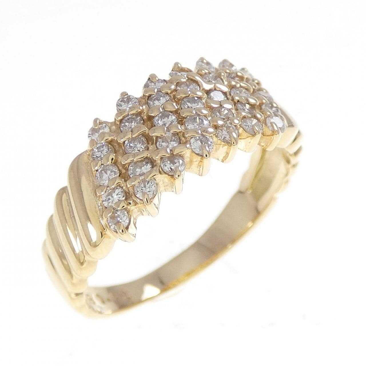 K18YG ダイヤモンド リング 0.44CT