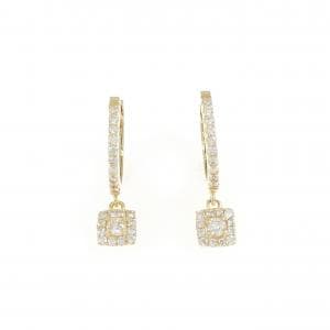 K18YG ダイヤモンド ピアス 0.28CT