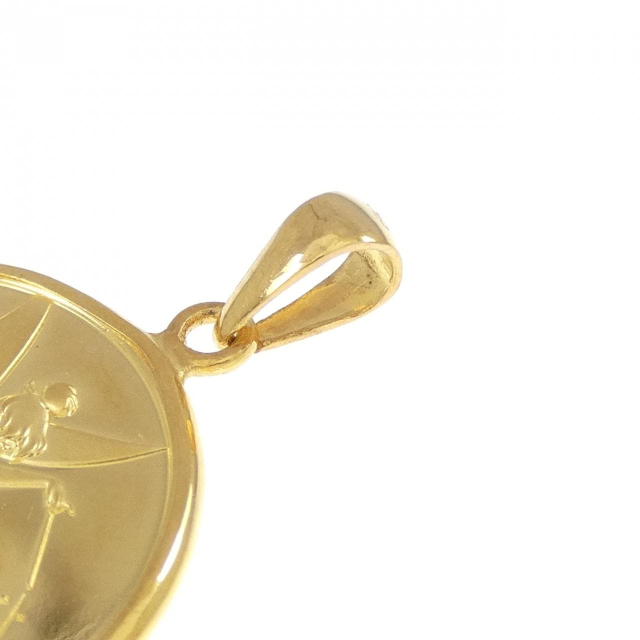 K24YG(枠) コイン ペンダント