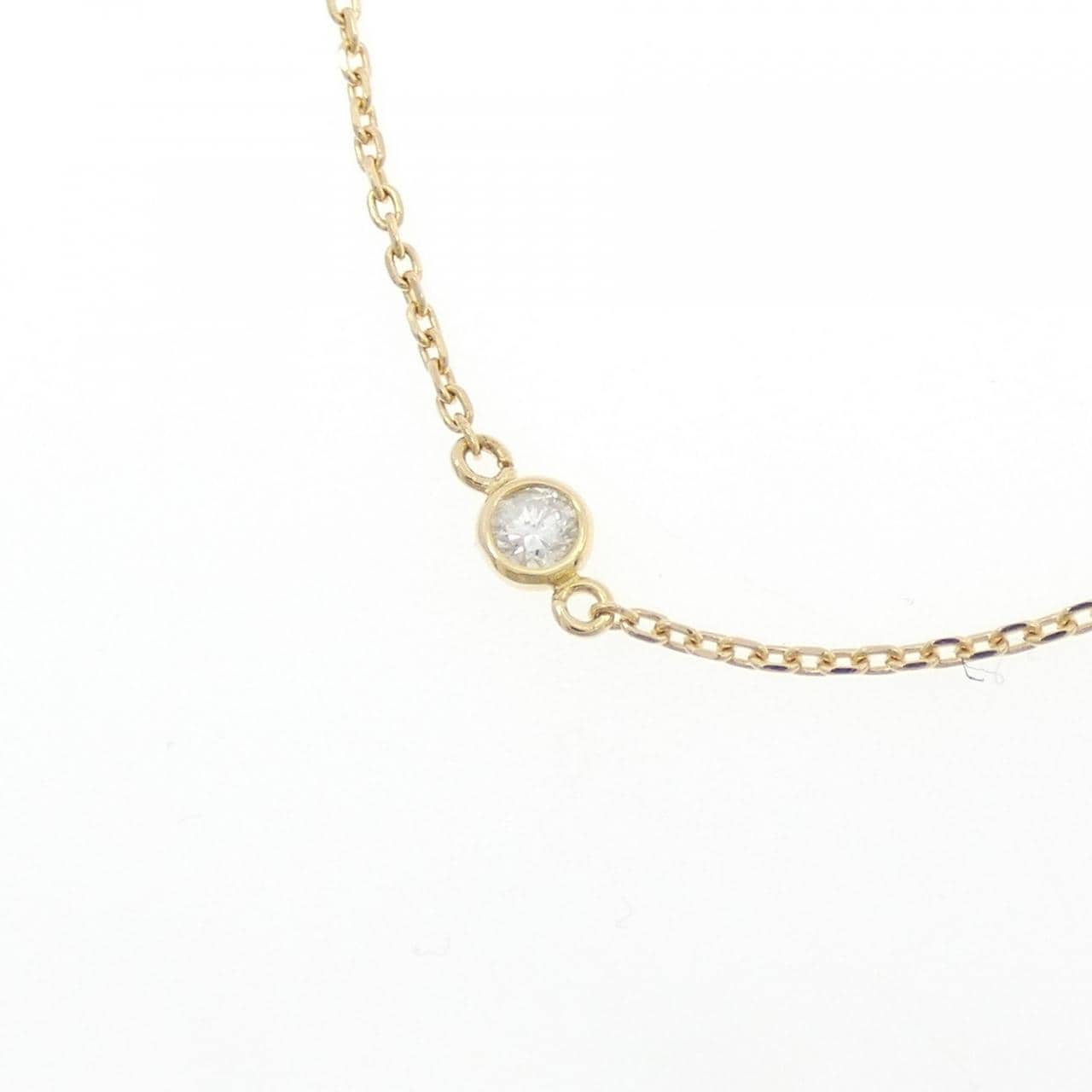 K18YG ダイヤモンド ネックレス 0.24CT