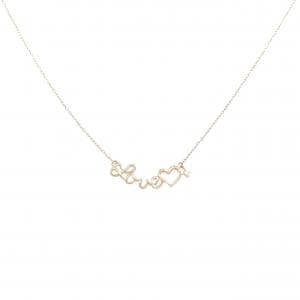サマンサティアラ ハート ダイヤモンド ネックレス 0.01CT