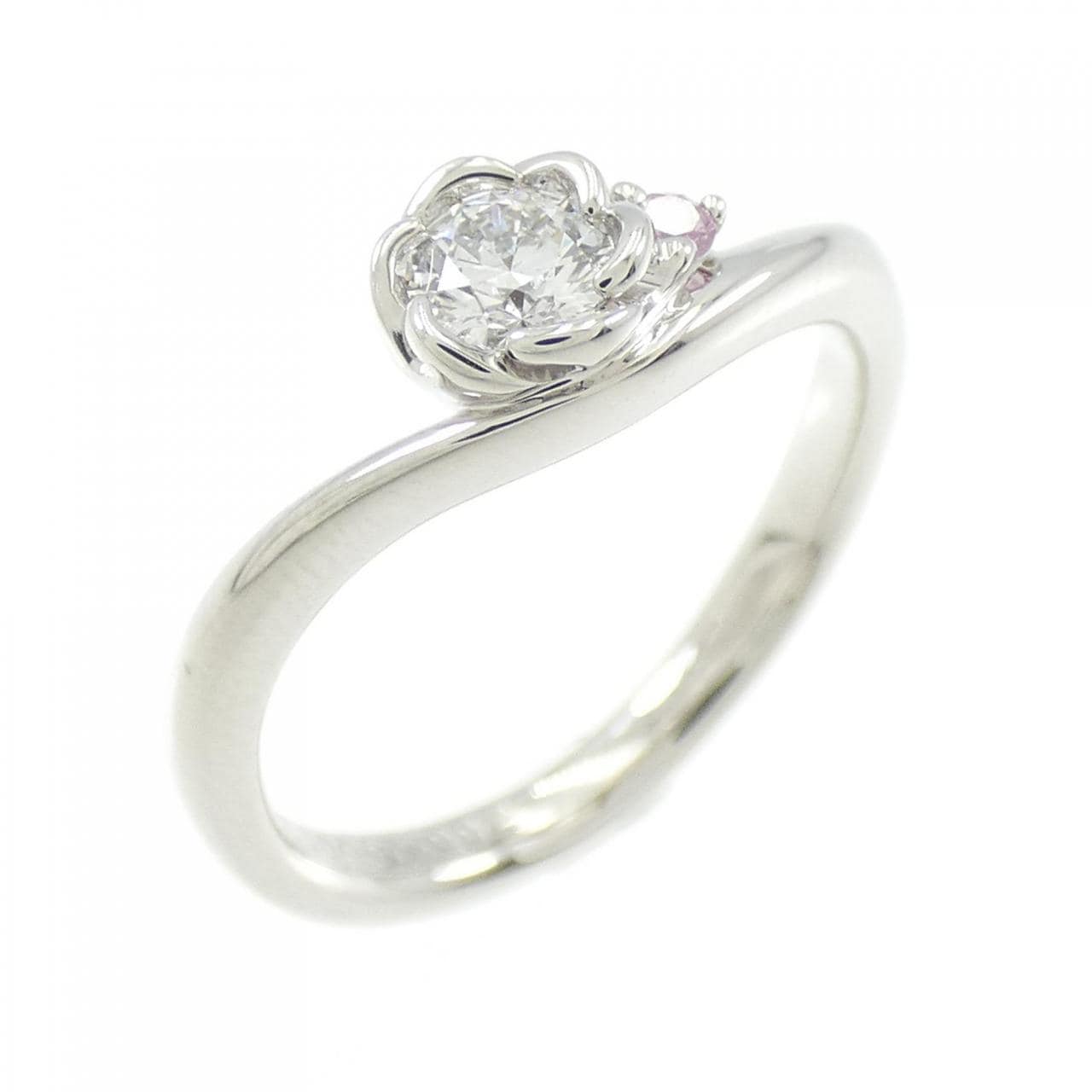 PT花朵钻石戒指0.188CT
