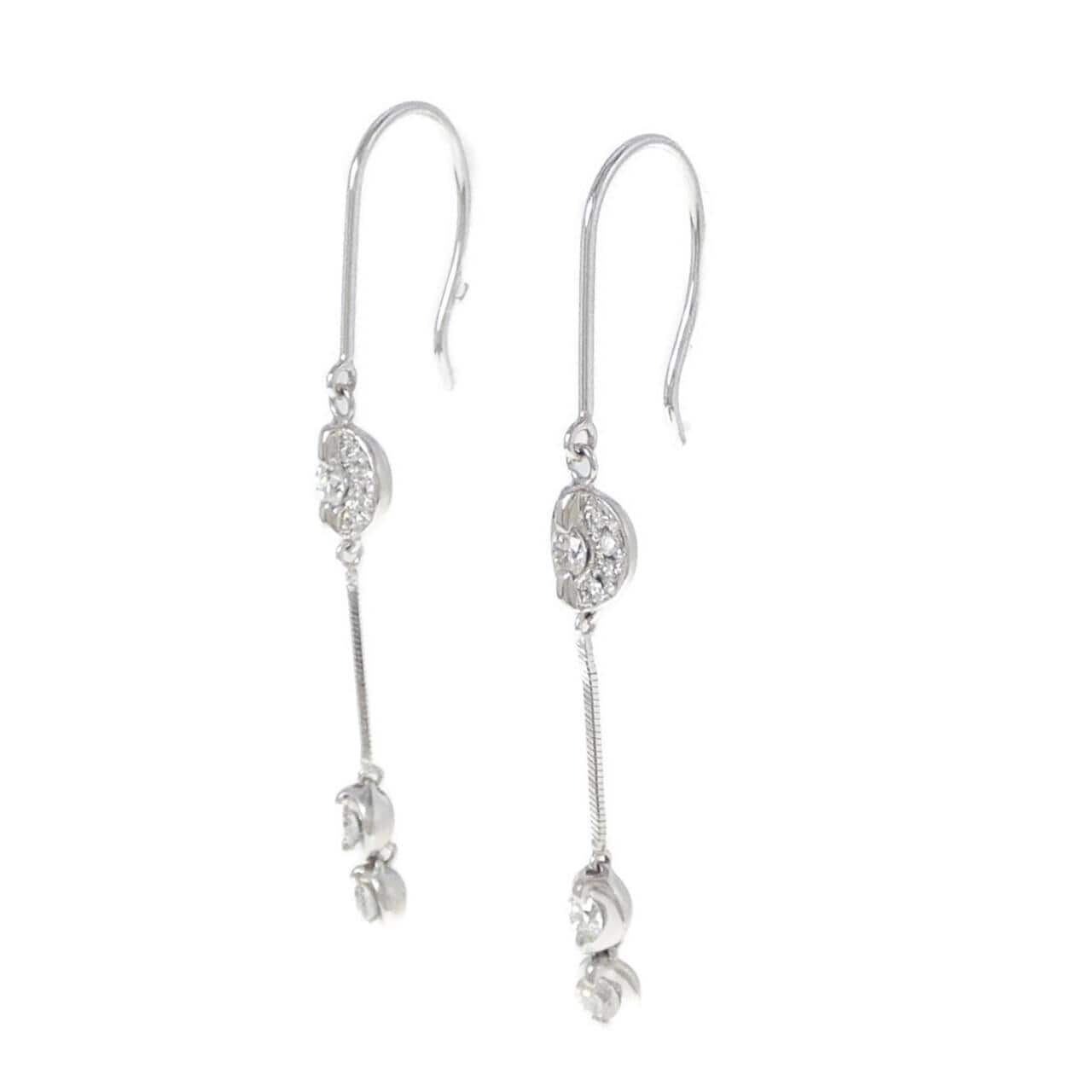PT900 Diamond Earrings 0.38CT