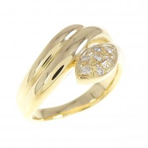 K18YG ダイヤモンド リング 0.07CT