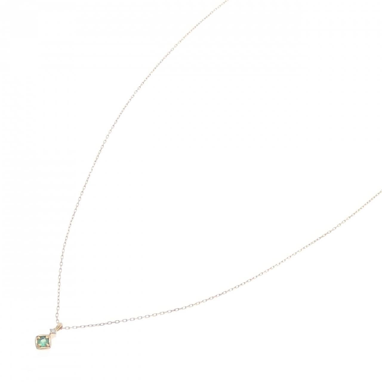 K10YG エメラルド ネックレス