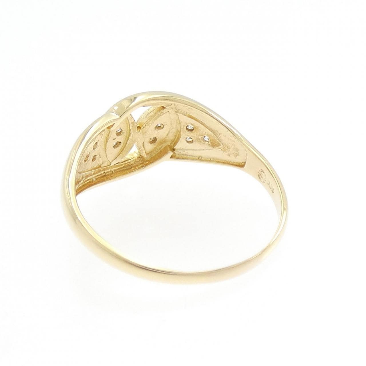 K18YG ダイヤモンド リング 0.11CT