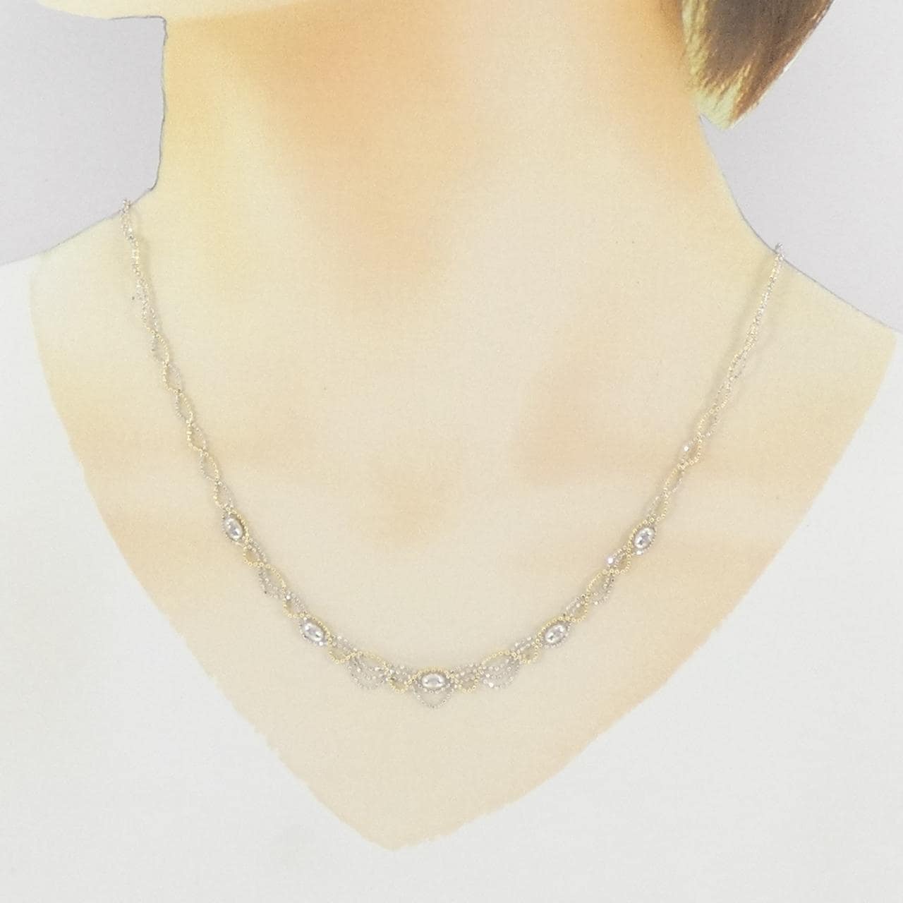 K18WG/K18YG ネックレス
