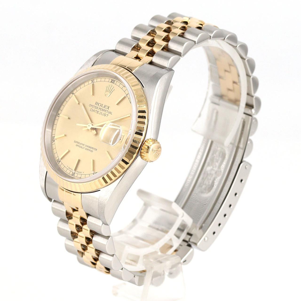 ロレックス デイトジャスト 16233 SSxYG 自動巻 Y番