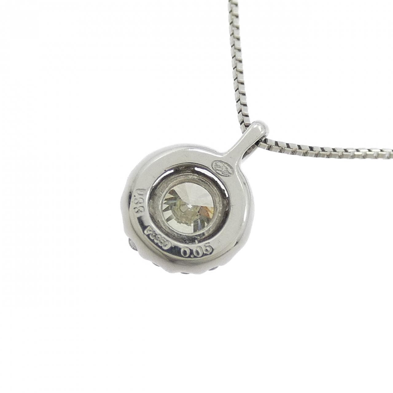 PT950/PT850 ダイヤモンド ネックレス 0.33CT