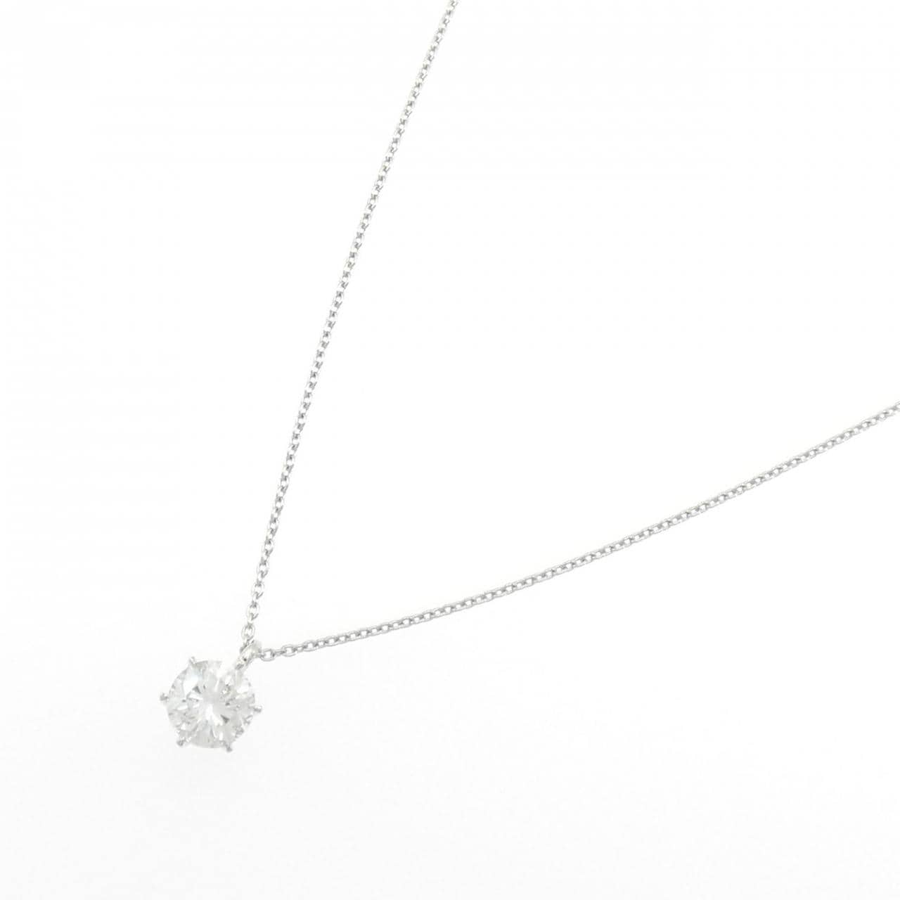 【リメイク】PT900/PT850 ダイヤモンド ネックレス 1.000CT F SI2 Good