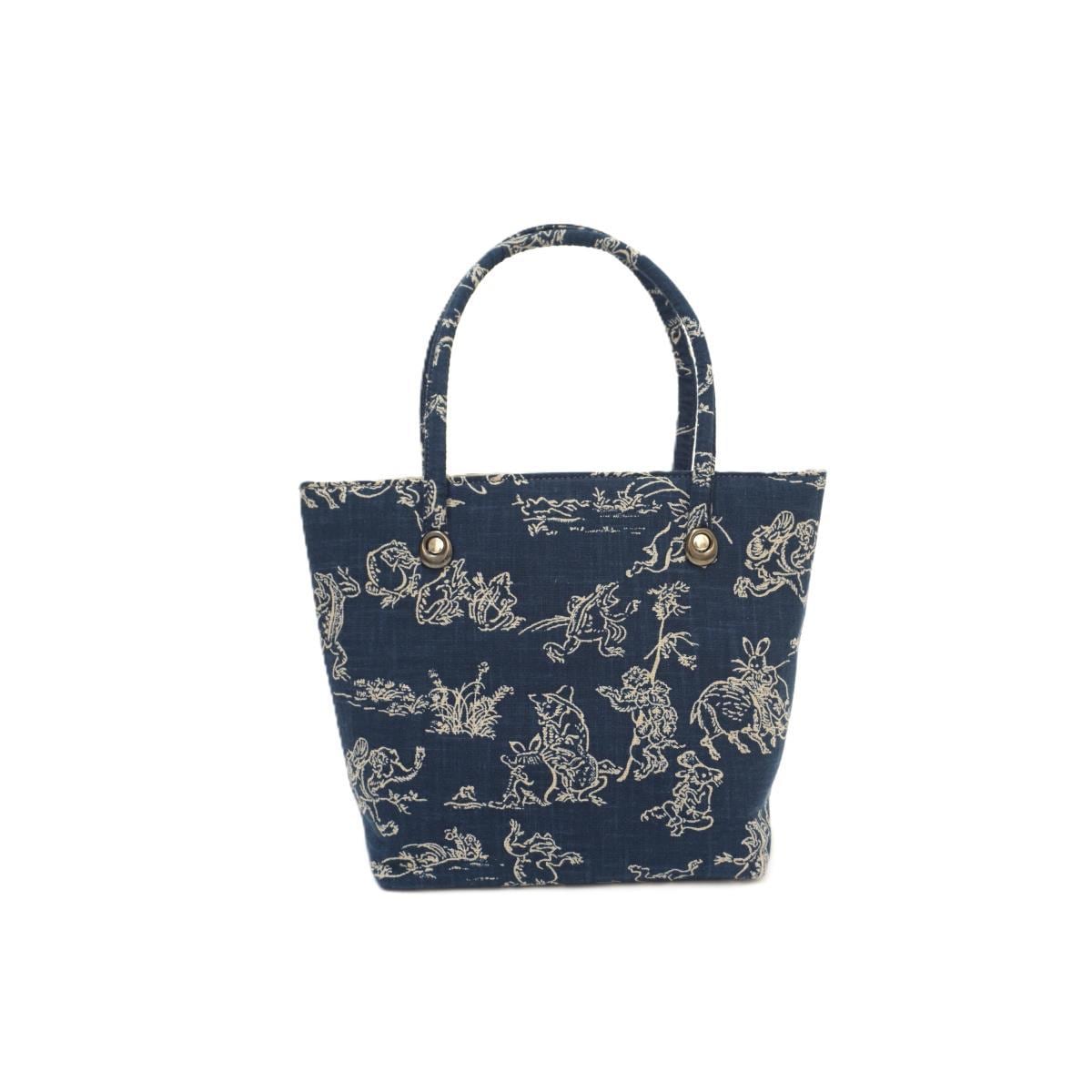 【新品】バッグ　鳥獣戯画