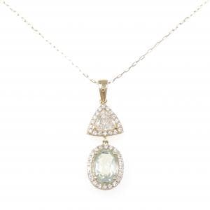 【新品】K18YG トルマリン ネックレス 0.91CT