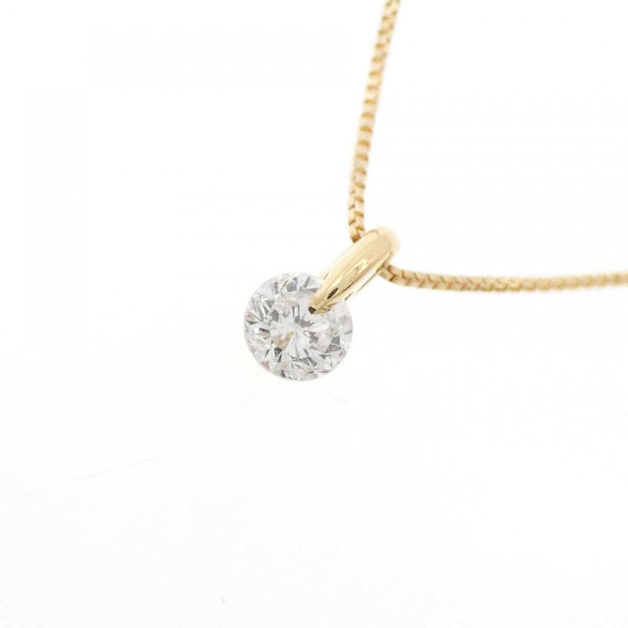 K18YG ダイヤモンド ネックレス 0.20CT