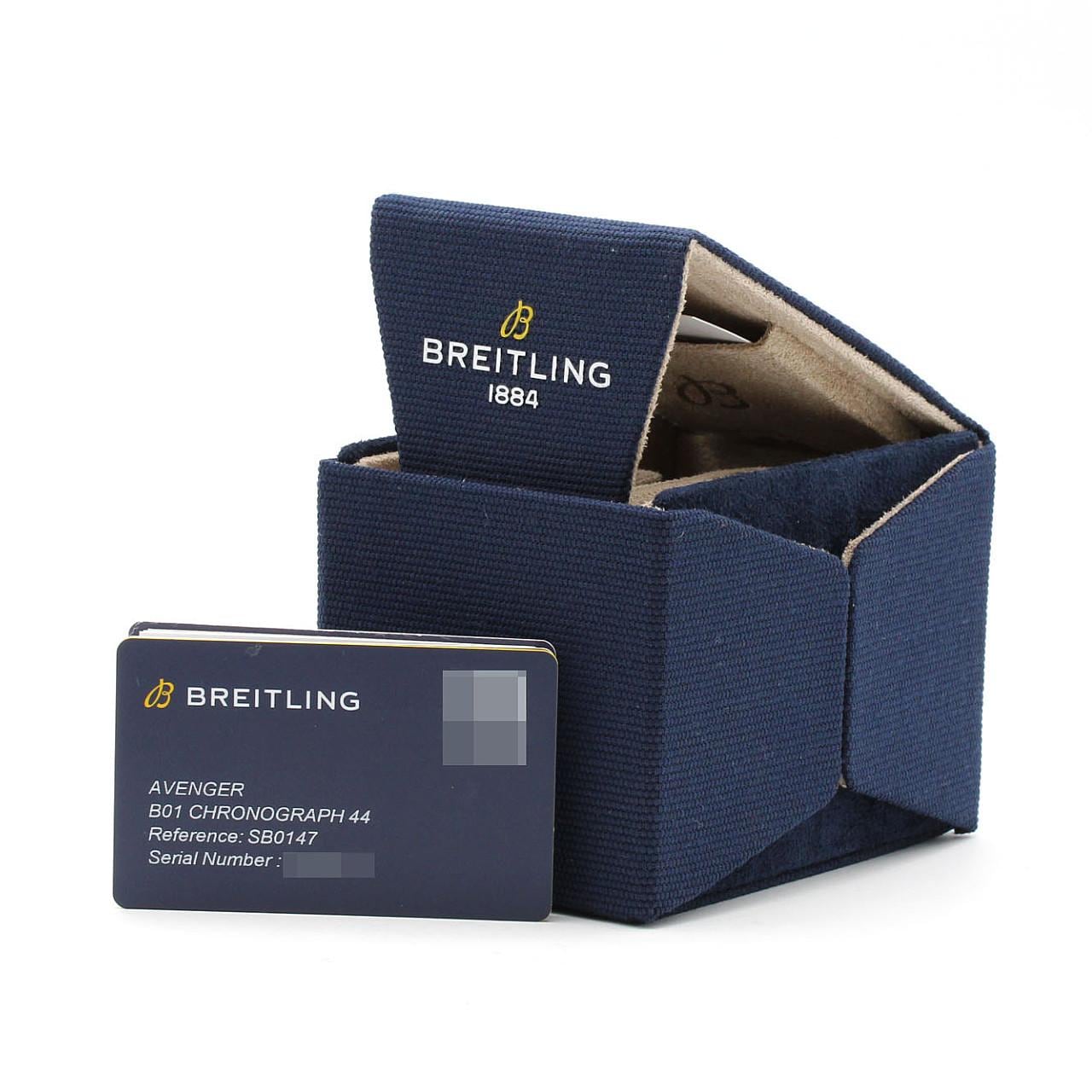 ブライトリング アベンジャーB01クロノグラフ44ナイトミッション SB0147101B1X1 セラミック 自動巻