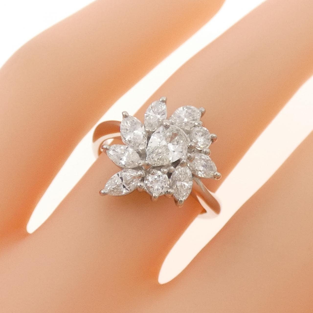 PT900 ダイヤモンド リング 0.33CT