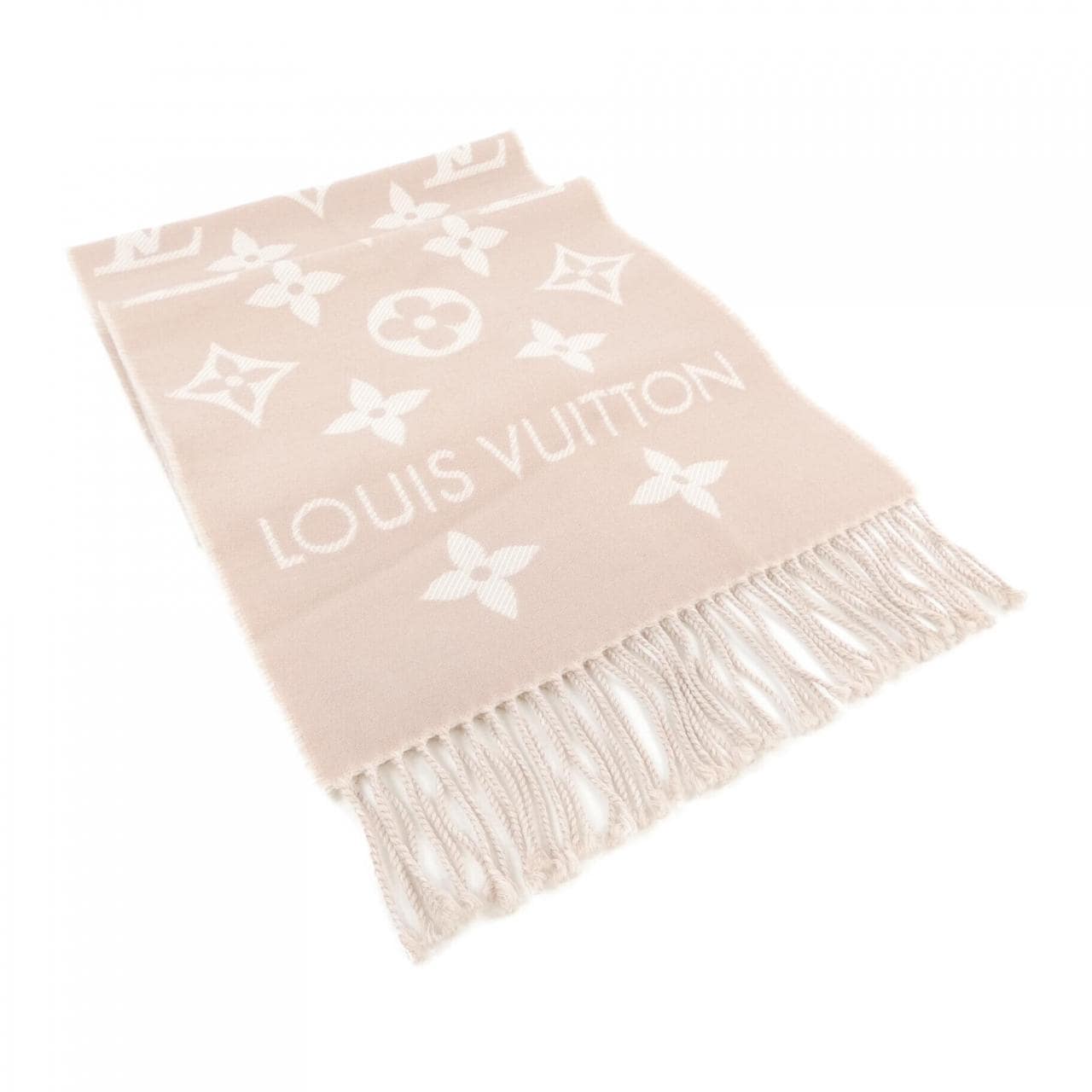ルイヴィトン LOUIS VUITTON エシャルプLVエッセンシャル M77854 MUFFLER
