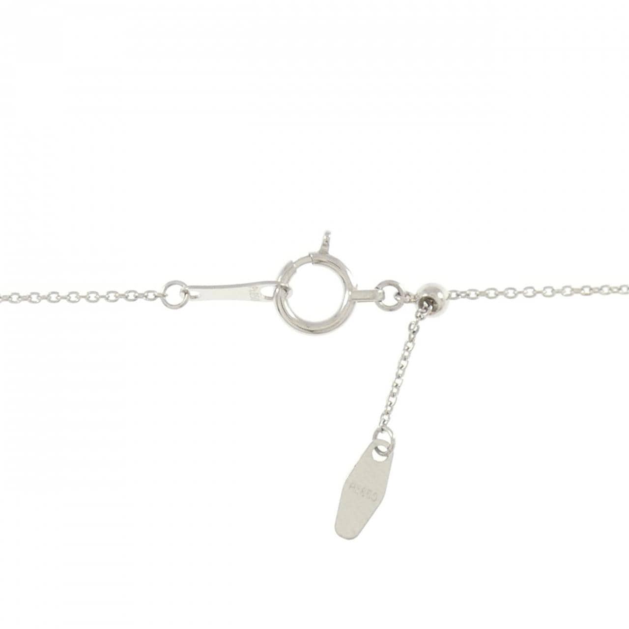 PT900/PT850 ソリティア ダイヤモンド ネックレス 0.261CT