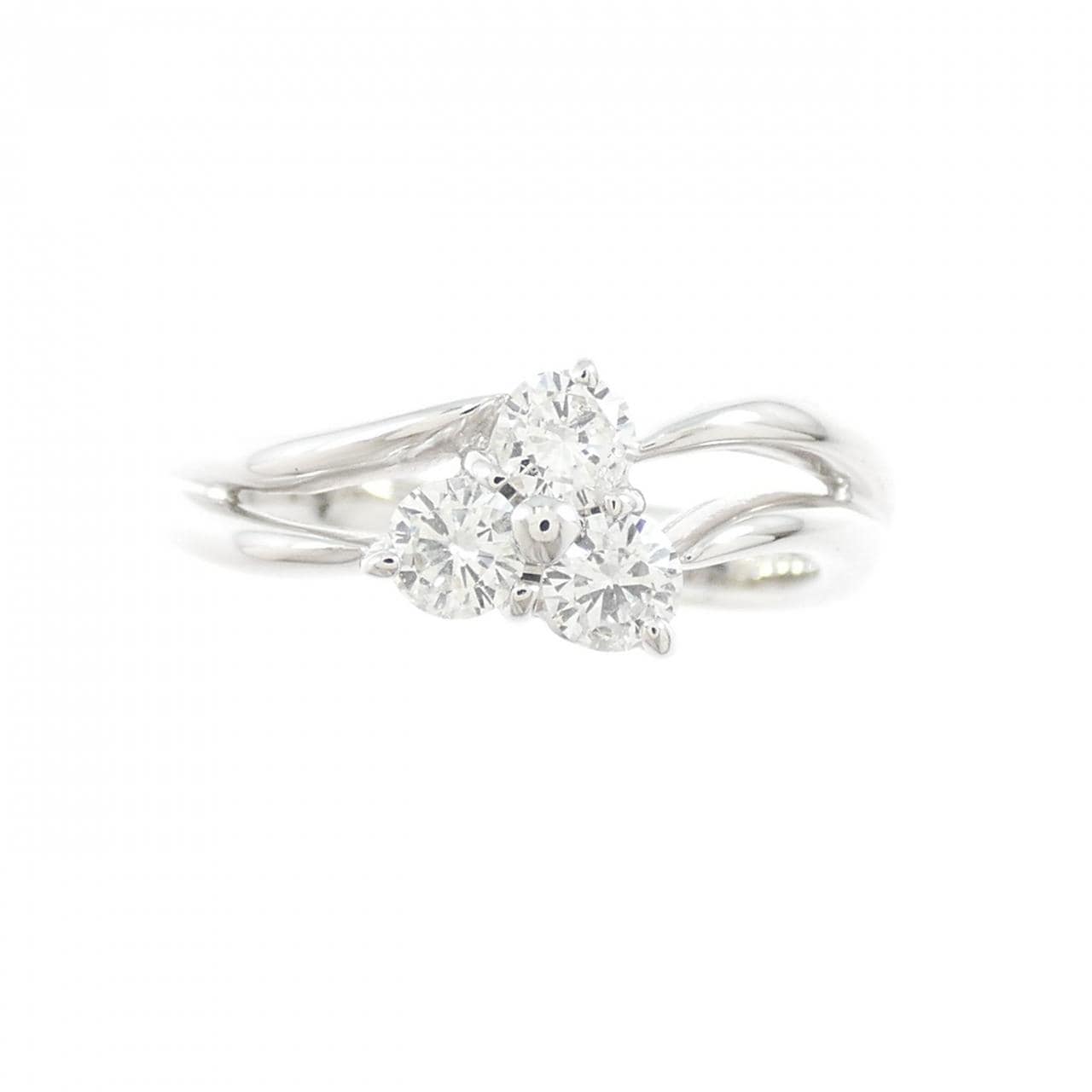 K18WG ダイヤモンド リング 0.30CT