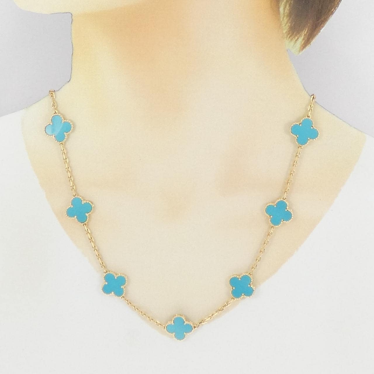 ヴァンクリーフ&アーペル ヴィンテージアルハンブラ 10モチーフ ネックレス