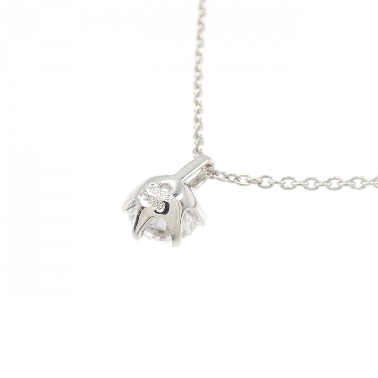 【リメイク】PT ダイヤモンド ネックレス 0.312CT F SI1 EXT