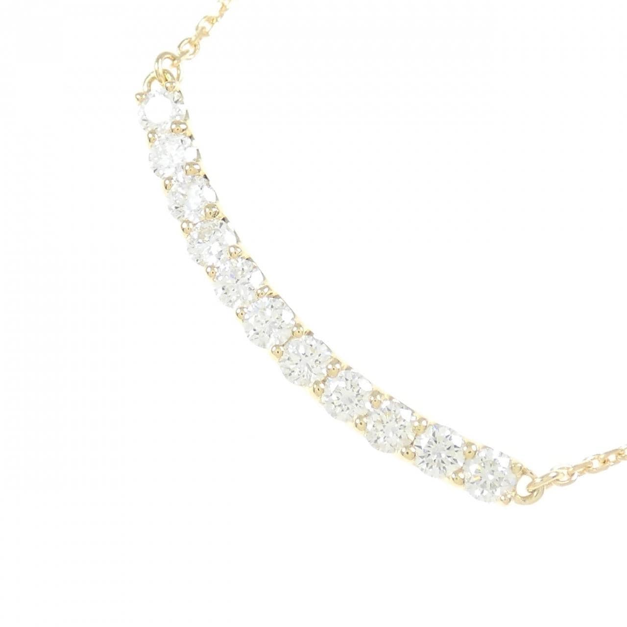 【新品】K18YG ダイヤモンド ネックレス 0.700CT