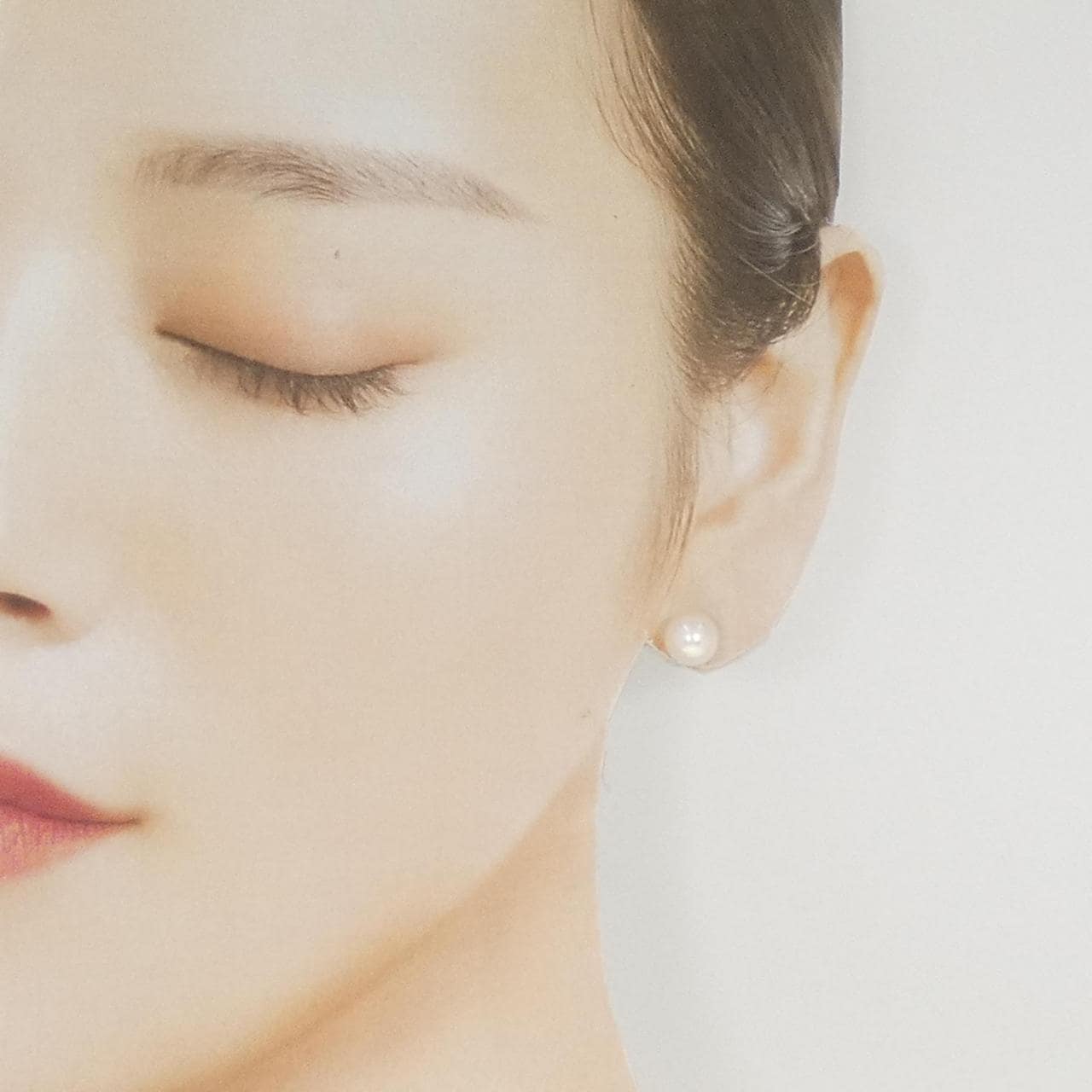 K14WG アコヤパール ピアス 7.5mm