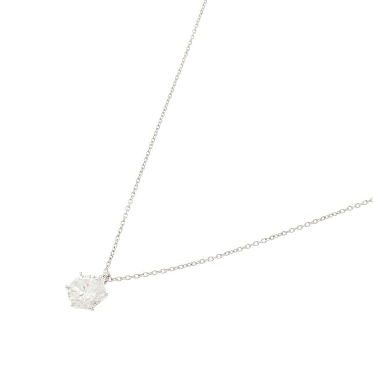 PT900/PT850 ダイヤモンド ネックレス 1.129CT H I1 Good