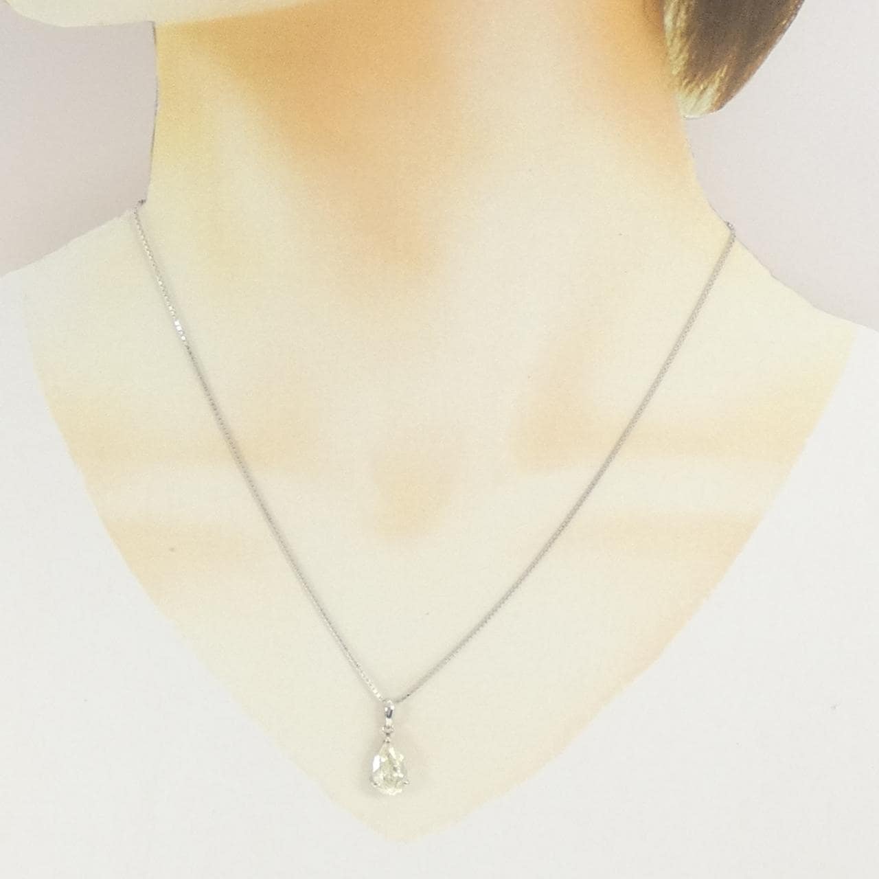 PT900/PT850 ダイヤモンド ネックレス 1.505CT